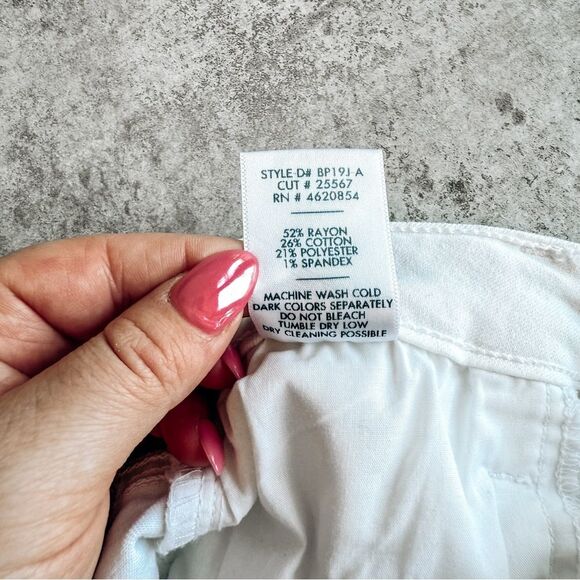 Just Black White Skinny Jean Size 24 - Picture 8 of 8